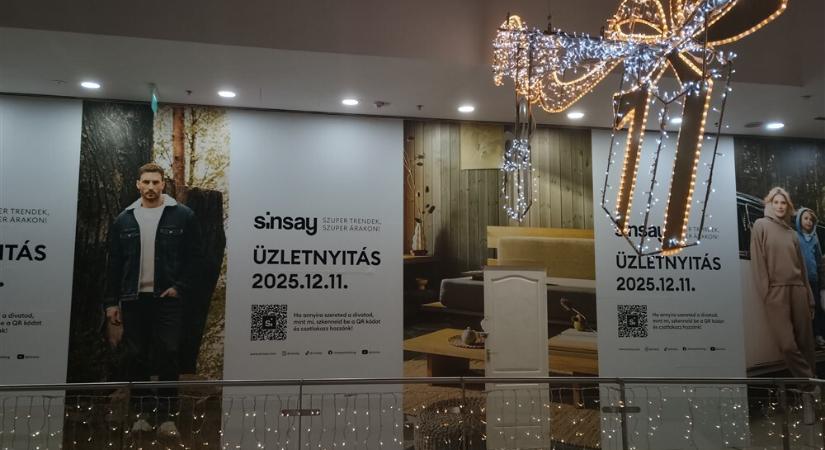 Megvan mikor nyílik az új Sinsay üzlet az Agria Parkban