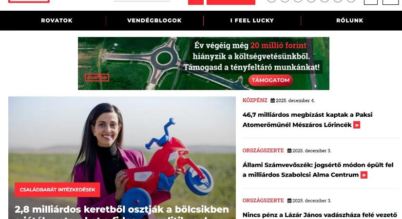 Elmarasztalták a Szuverenitásvédelmi Hivatalt az Átlátszó ügyében