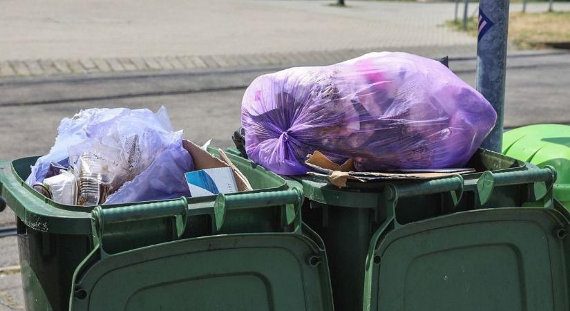 Balhé Pécsen: illetéktelenek tömik tele a társasházi kukát szeméttel