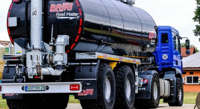 Briri szerves- és hígtrágya-kijuttató járművek