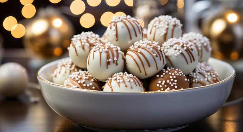 Sütés nélküli zserbógolyó, ami szuper karácsonyi ajándék lehet