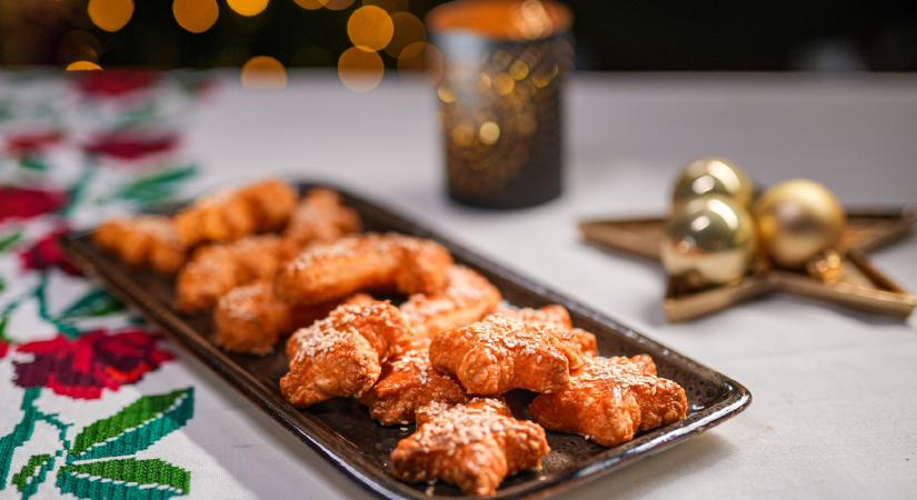 Sajtos, szezámos ropogós