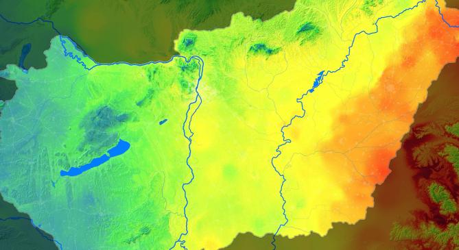 Több mint 10 fokos a kontraszt nyugat és kelet között