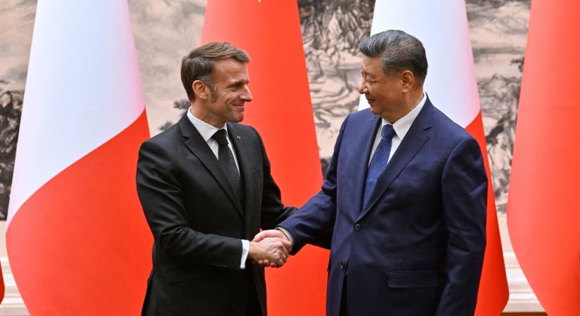 Macron: Kína kulcsszereplő lehet az ukrajnai háború lezárásában
