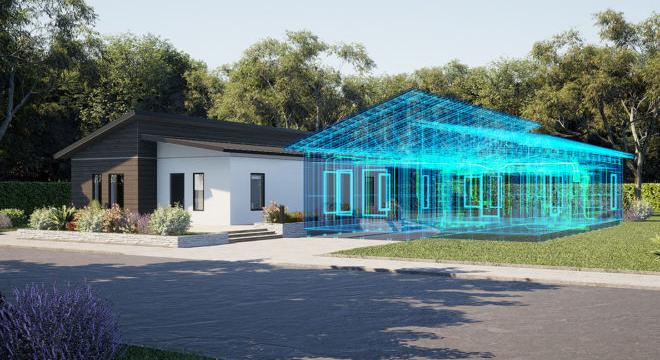 A gyár, ahol 45 perc alatt készül el egy lakóház