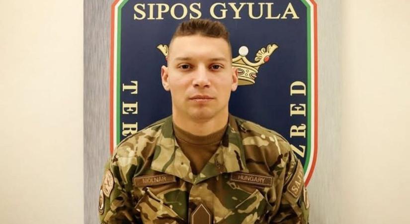 Életeket mentett a Területvédelmi Ezred tartalékos hadnagya