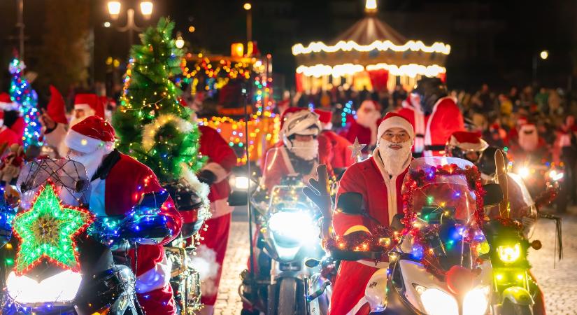 Motoros Mikulás parádé Sepsiszentgyörgyön – 2200 gyerek kap ajándék-csomagot