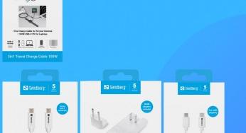 Sandberg: Új USB-kábelek és univerzális utazótöltő a mindennapokhoz