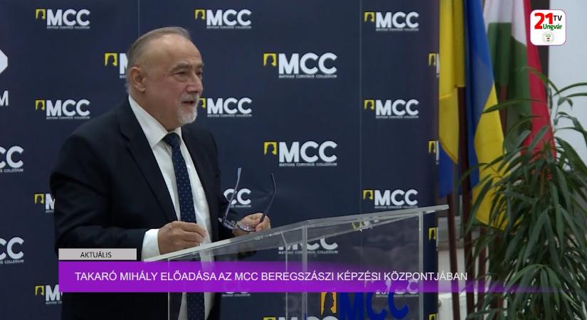 Aktuális (2025.12.04) - Takaró Mihály előadása az MCC Beregszászi Képzési Központjában (videó)