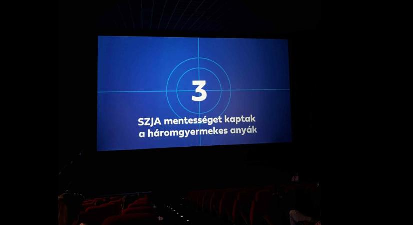 Leállítja a kormánypropagandát a mozifilmek előtt a Cinema City