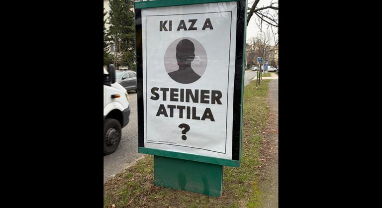 Nem mindennapi plakátokon hirdetik Magyar Péter potenciális kihívóját a Hegyvidéken