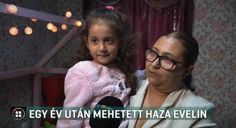 Egy év után hazatért Evelin – adminisztrációs hiba miatt szakították el a családjától