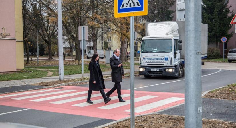 Három új zebra létesült Nagykanizsán