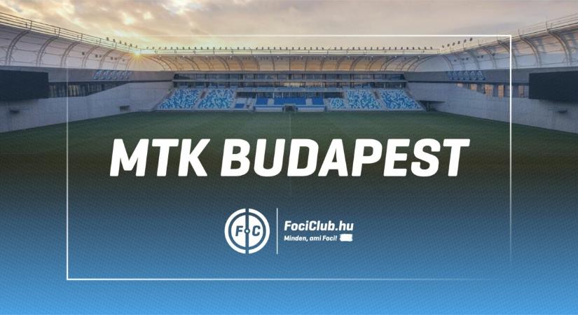 NB I: megkapta eltiltását a MTK kiállított játékosa – HIVATALOS
