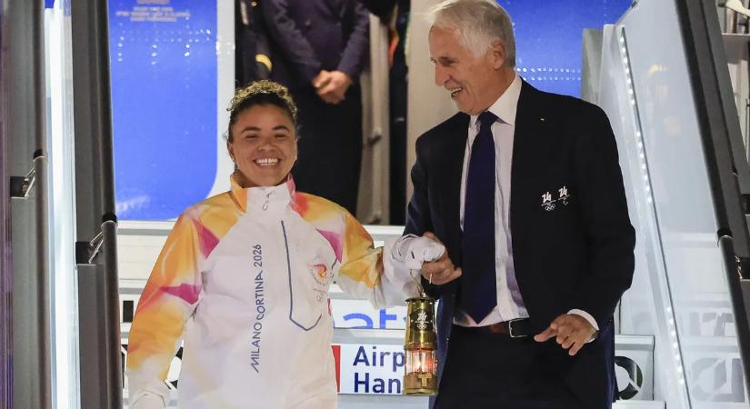 Milánó 2026: megérkezett Olaszországba a láng