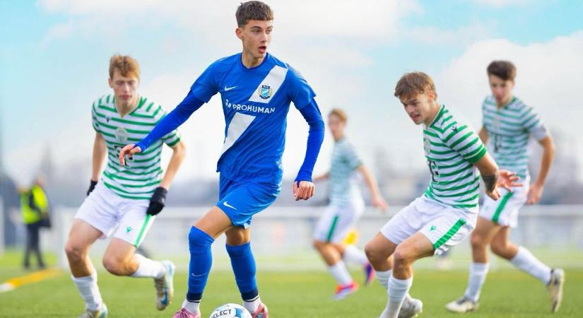 Külföldön írják: Sztárklubok vinnék a Fradi ellen triplázó, 15 éves magyar támadót