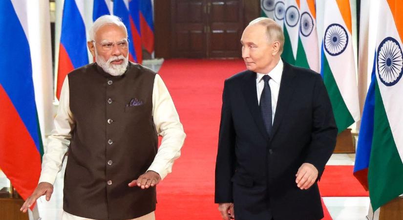 Nem vicc: Istenként köszöntötték Putyint Indiában