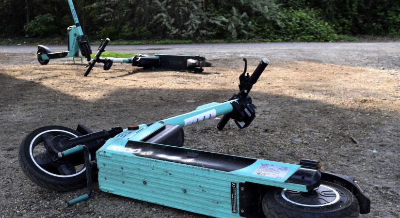 Drasztikusan emelkedik a rolleres balesetek száma