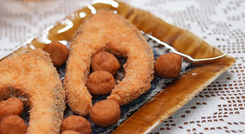 Rántott pontyderék