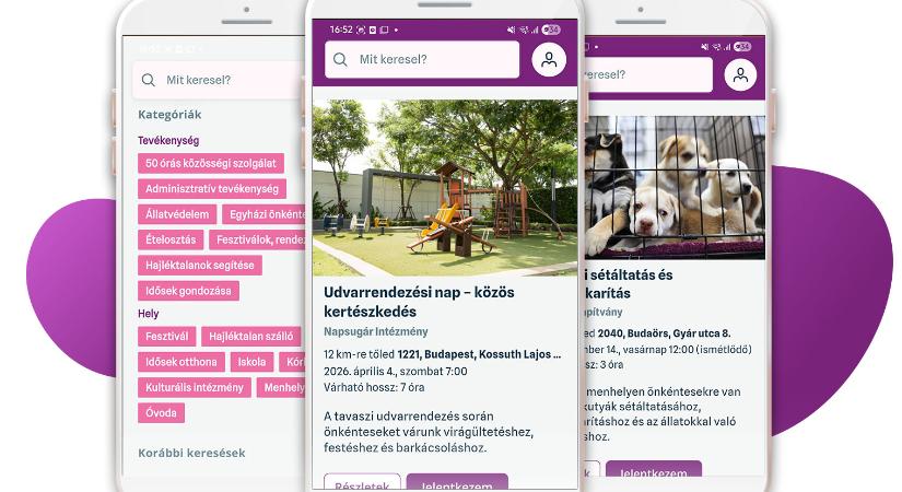 Magyar fejlesztésű applikáció segít összekötni a segíteni vágyókat a jó ügyekkel
