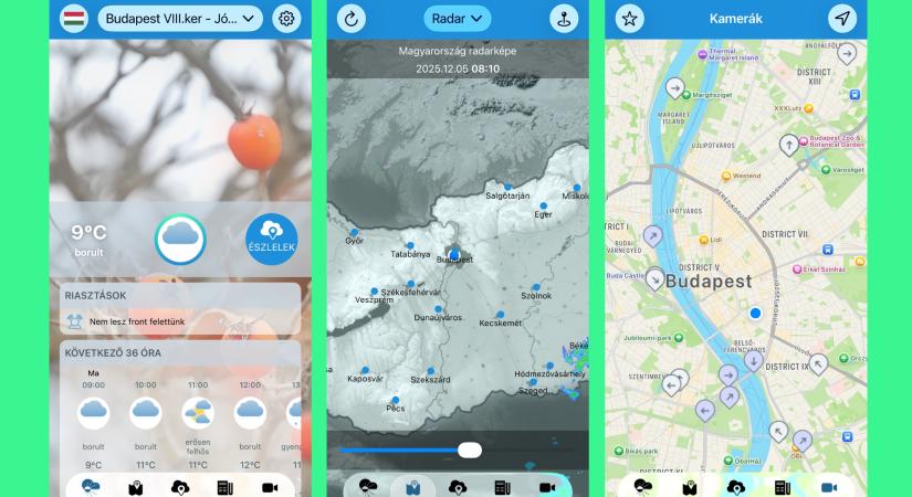Liquid Glass ruhát kapott az Időkép