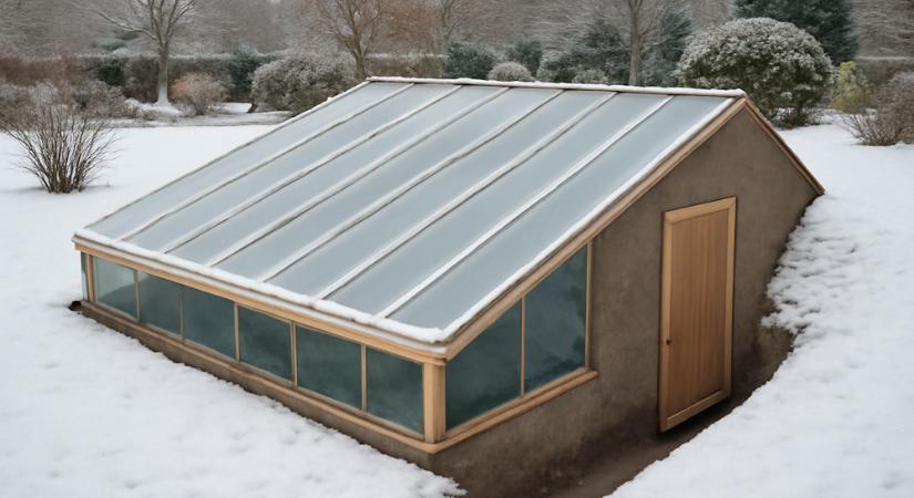 Walipini építése házilag – a földbe süllyesztett üvegház, ahol télen sem áll meg az élet