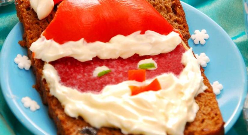 2 perc alatt elkészül ez a mikulásos szendvics: lepd meg vele reggelire a gyerekeket