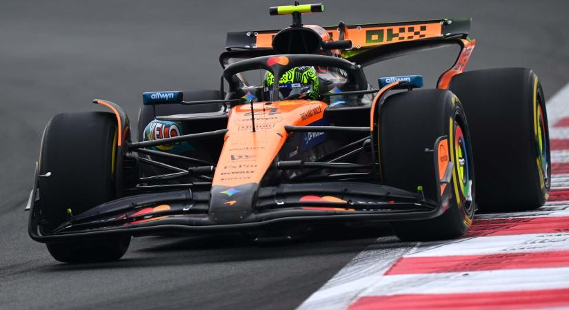 Norris kezdett a legjobban Abu Dhabiban, de csak hajszállal volt gyorsabb Verstappennél