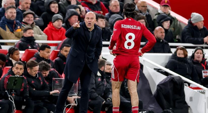 Egy magyar kérdezte Liverpoolban Szoboszlai jövőjéről – Arne Slot egyenes választ adott