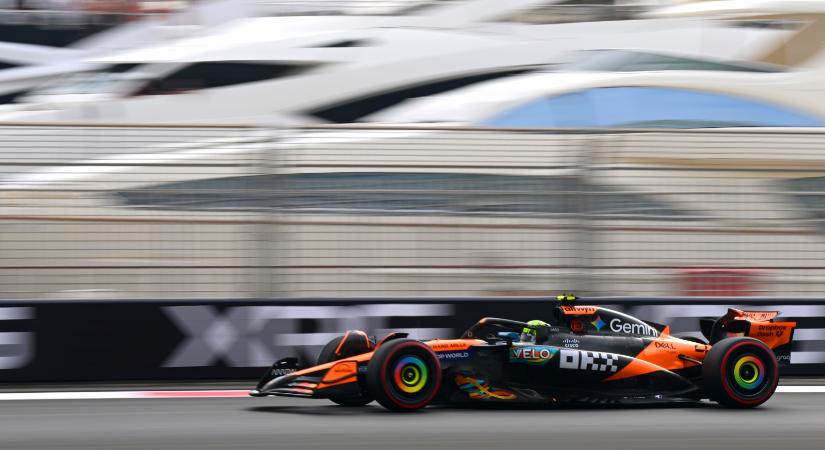 Piastri csak nézett – Norrisé az első szabadedzés