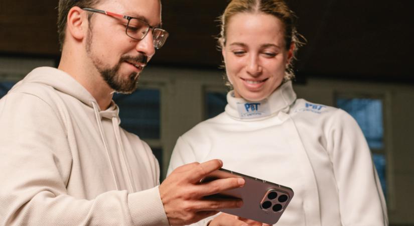 Gulyás Michelle olimpiai bajnokról a Xiaomi legújabb modelljeivel készültek profi fotók sport közben