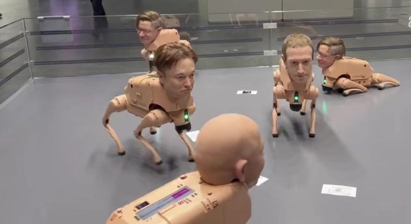 Képeket kakiló robotkutyát csináltak Zuckerbergből és Picassóból