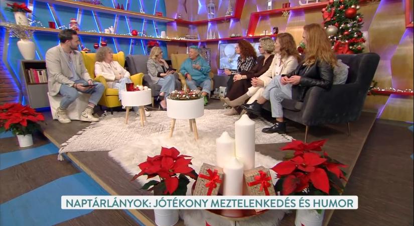 Merész és őszinte: a Naptárlányok a Reggeliben mutatkoztak be