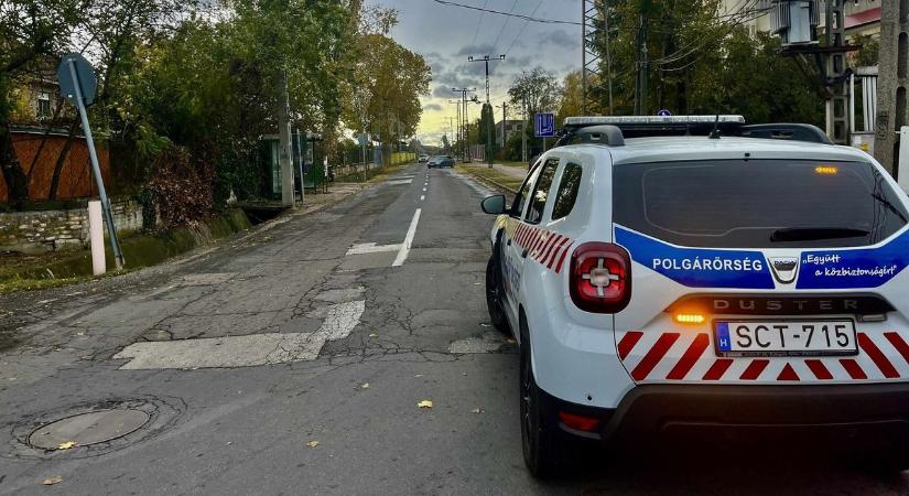 Szerencsétlen baleset Hevesben: elmenekült a sofőr, de utolérte a végzete – fotó