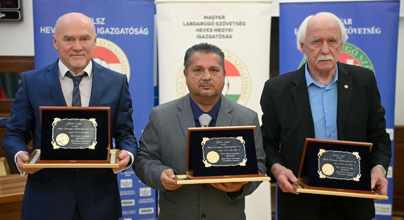 Heves Vármegye Labdarúgásáért Díj: Fodor, Pintér és Báder az idei kitüntetett