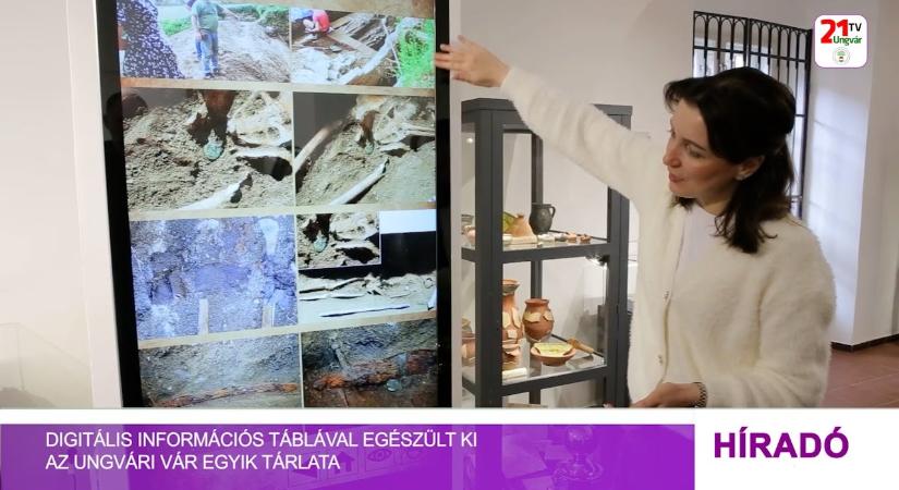 Digitális információs táblával egészült ki az ungvári vár egyik tárlata (videó)