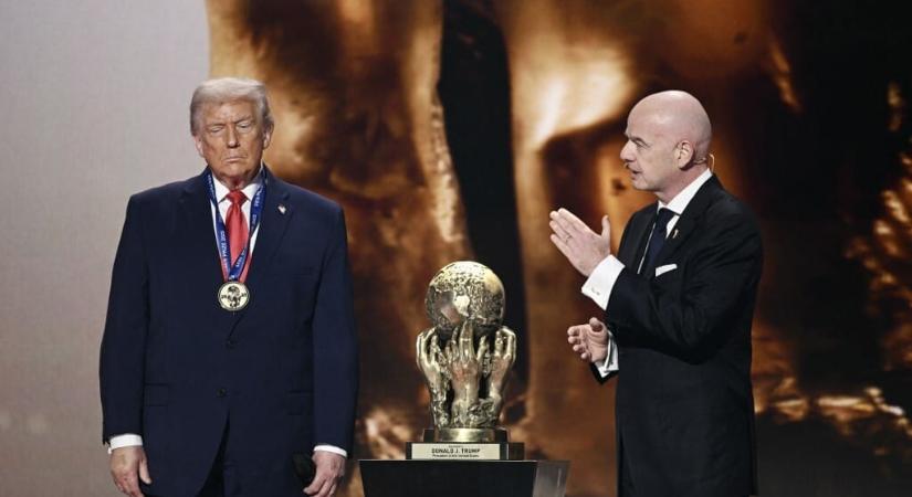 Nobel helyett: Trump kapta az első FIFA-békedíjat