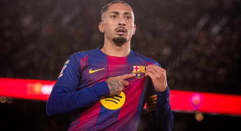 Rémálom Barcelonában, a távozásáról egyeztet Raphinha