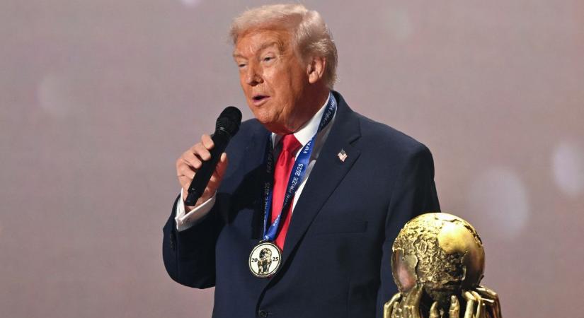 A Nobel helyett egy egészen más békedíjat vehetett át Donald Trump