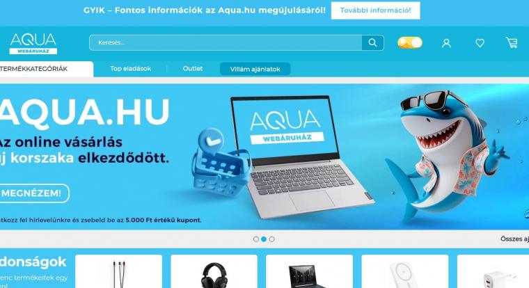 Újraindult az AQUA.hu – a cél, hogy visszavezessék a márkát a hazai élvonalba