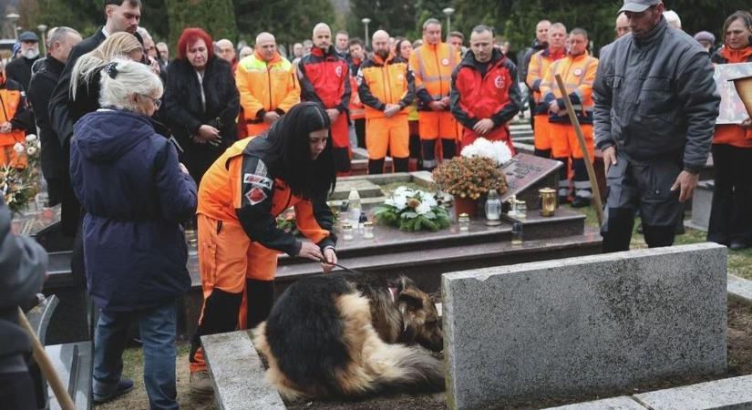 Kutyája is érezte a búcsú súlyát – utolsó útjára kísérték Lehoczki Lászlót
