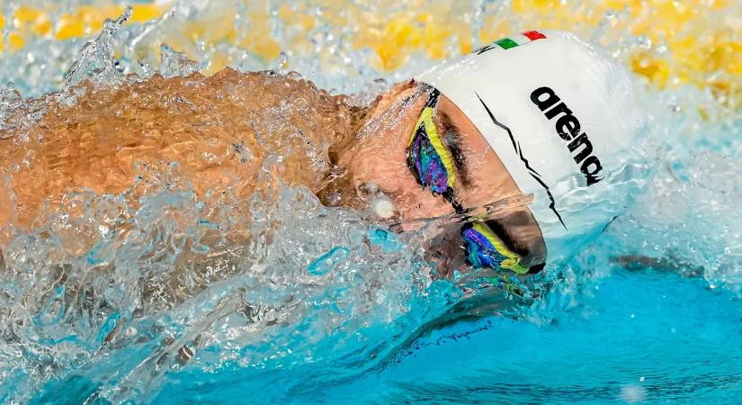 Egyetlen ellenfele lesz a magyar úszónak 100 gyorson a medencében