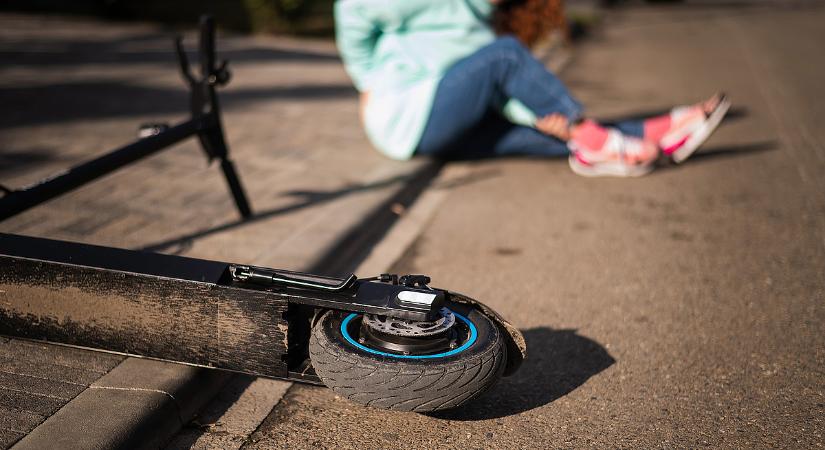 Veszedelmes trend: kétszeresére duzzadt az e-rolleres balesetek száma