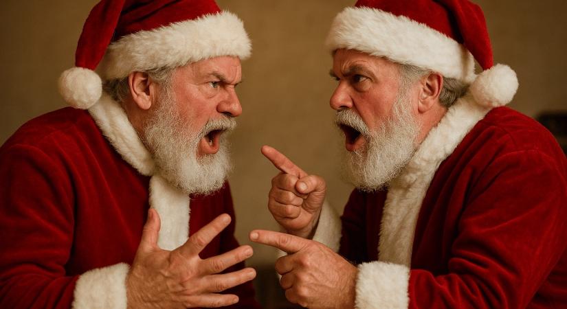 Mikulások bunyóztak össze a szupermarketben, ledöbbentek a vásárlók