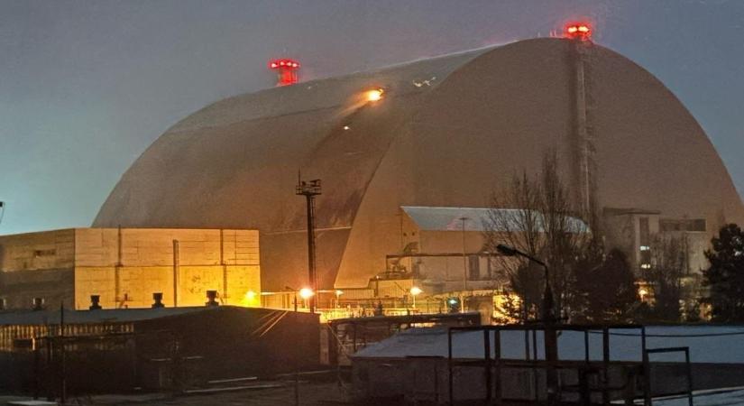 Sérült a csernobili atomerőmű védőpajzsa