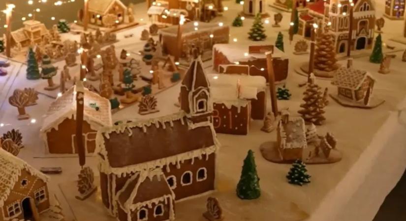 „Azt mondták, ezt nem lehet megcsinálni” – Már 10 éve épül a karácsonyi Mézeskalácsváros Siófokon