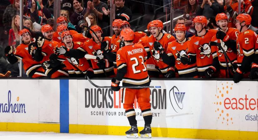 NHL: az Anaheim óriási csata végén lezárta a Washington győzelmi sorozatát