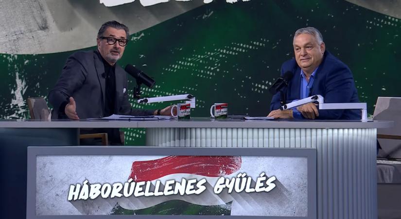 Háborúellenes Gyűlés: Csiszár Jenő kérdezi Orbán Viktort