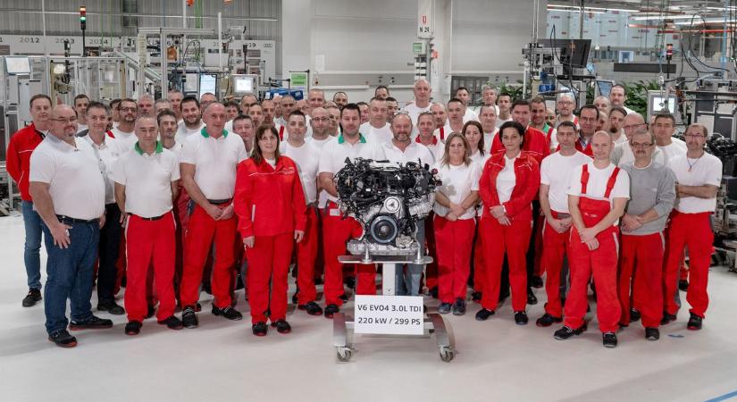Új generációs hathengeres motort gyárt Győrben az Audi