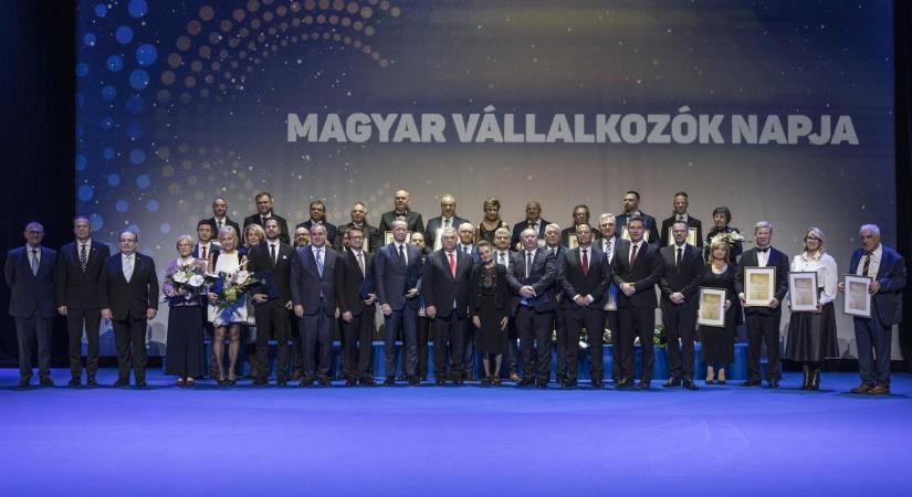 Elismerték a legkiválóbb magyar vállalkozókat